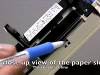 Changing the SQA-V Printer Paper
