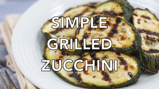 Simple Grilled Zucchini