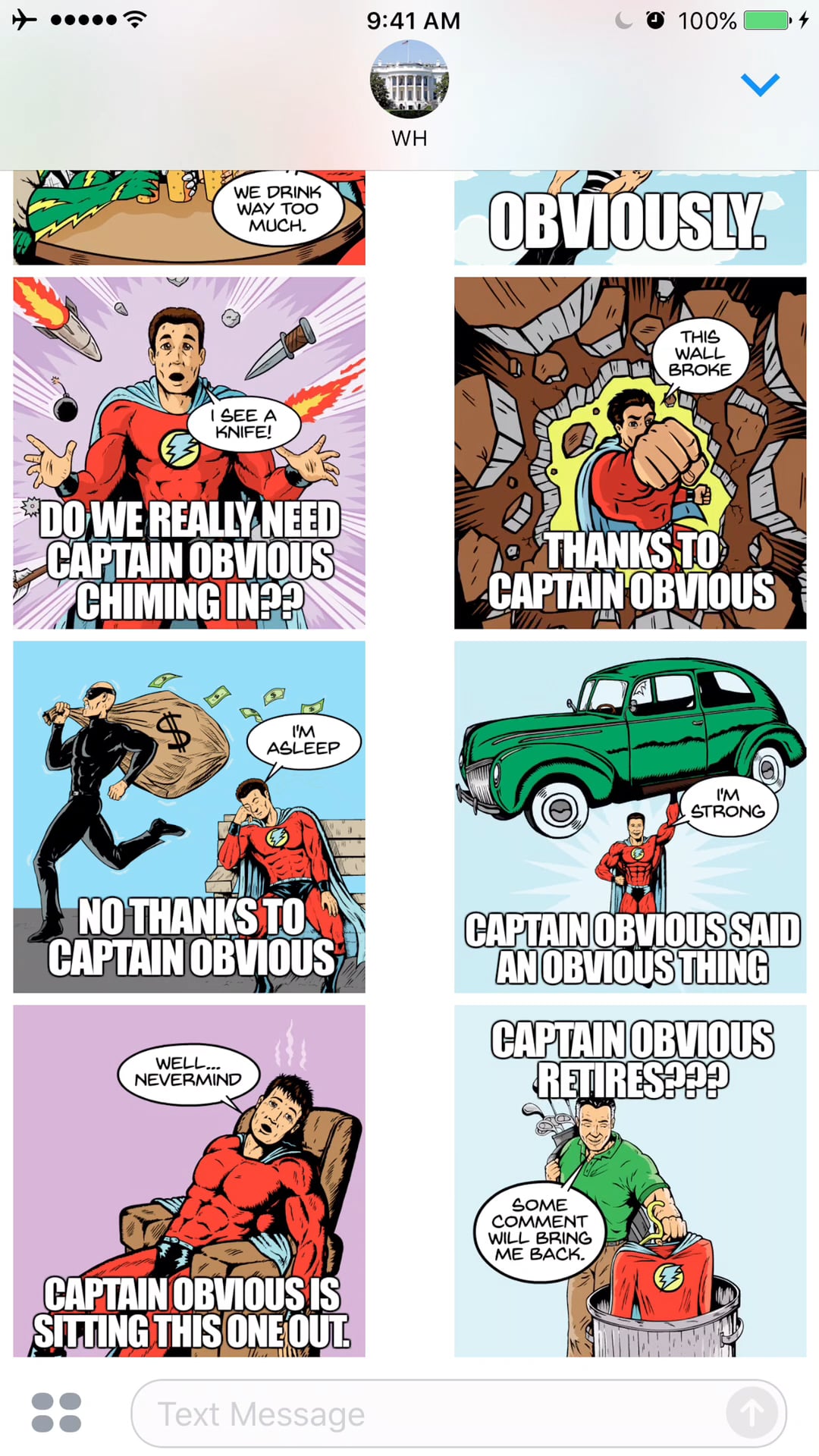Captain Obvious Stickers for iOS 10 Message Apps - Free Pack on Vimeo