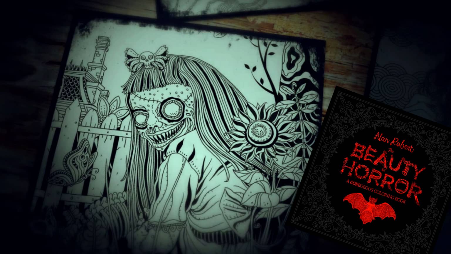 The Beauty of Horror A GOREgeous Coloring Book on Vimeo