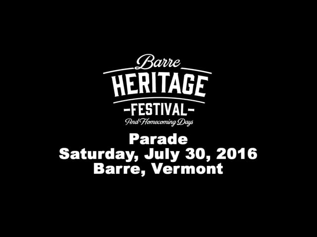 2016 Barre Heritage Parade