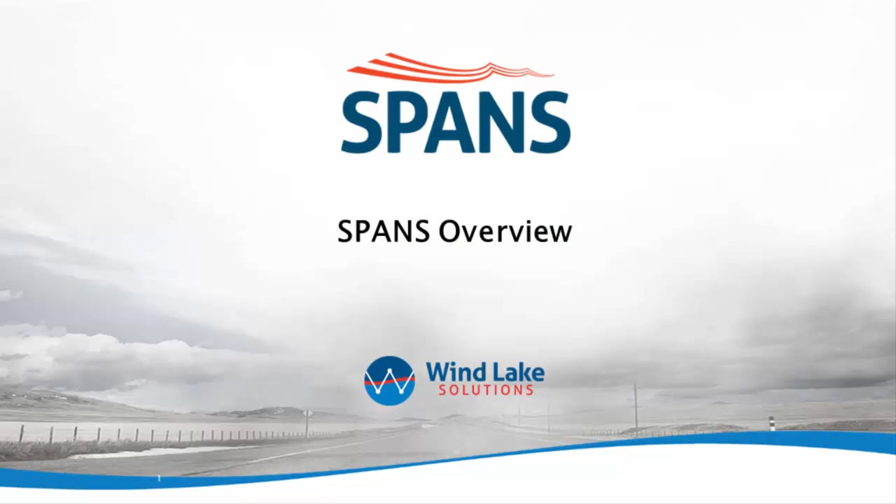 SSP SPANS Training - SPANS Overview on Vimeo