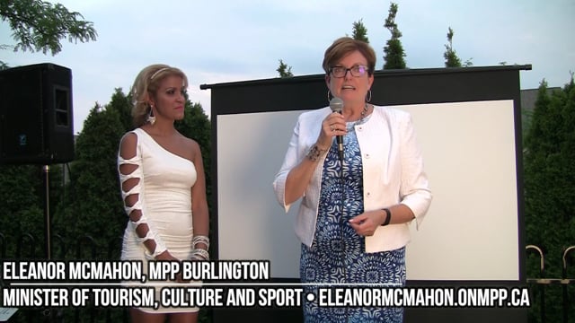 Eleanor McMahon, Burlington MPP and Minister of Tourism, Culture, and Sport meets Priya