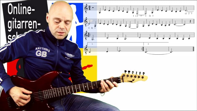 Noten auf der E-Saite