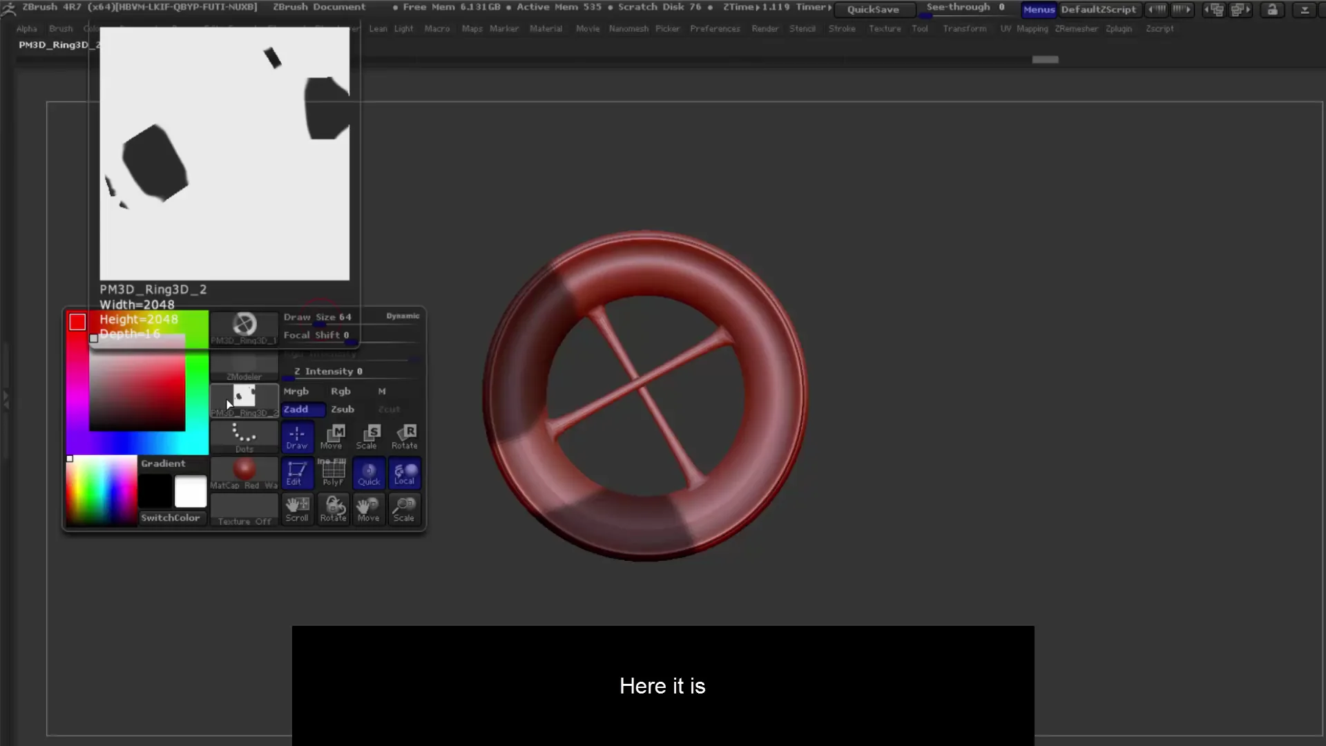 How To Save And Load a Mask in ZBrush on Vimeo