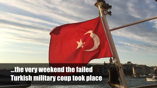 Istanbul wedding amid a military coup