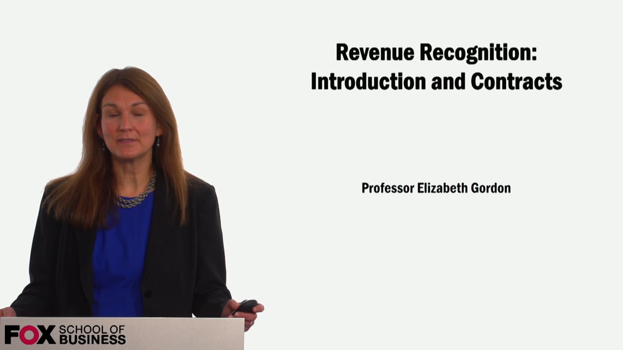 Revenue Recognition: Introduction and Contracts