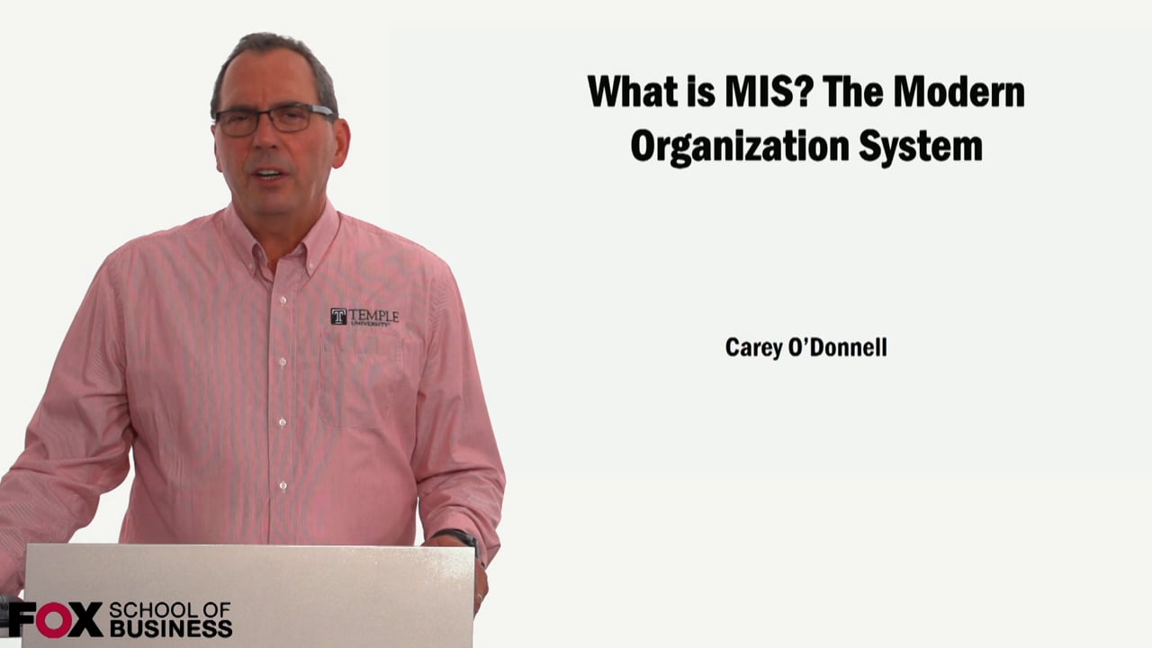 What is MIS? The Modern Organization System