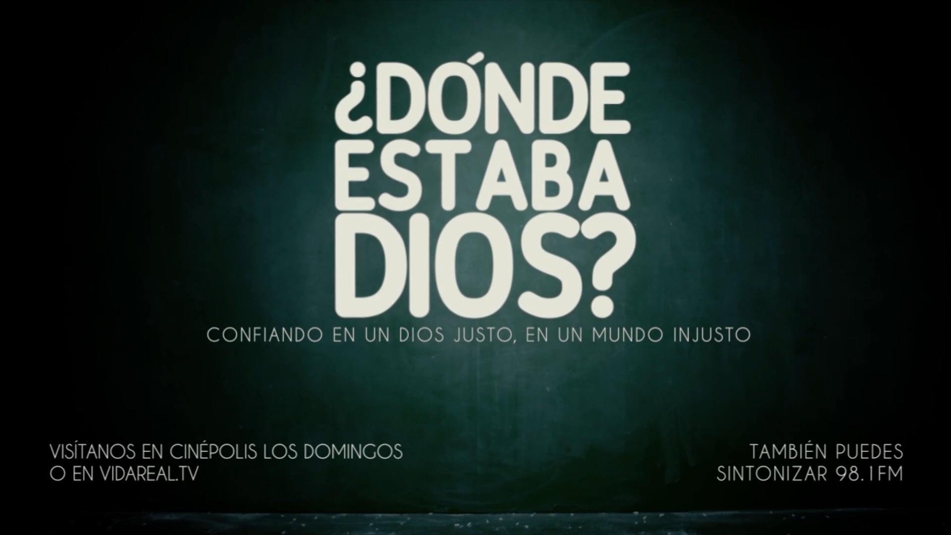 ¿Dónde estaba Dios? on Vimeo