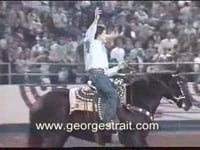 Houston Livestock Show and Rodeo - Cowboy Rides Away