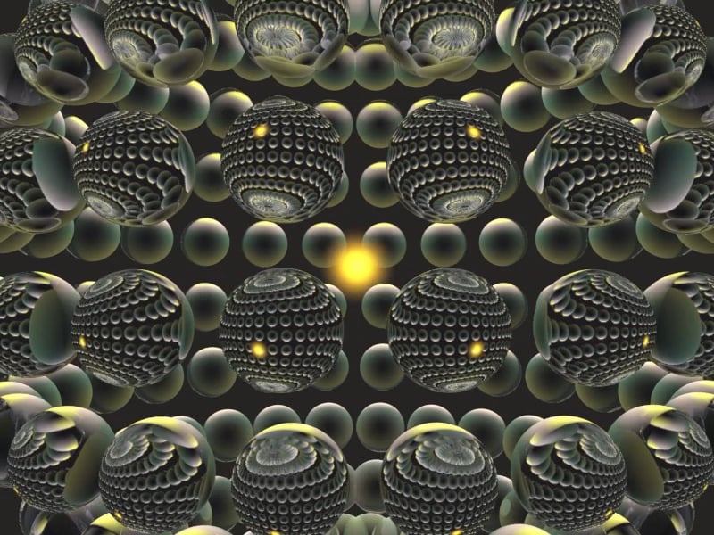 Blue Spheres