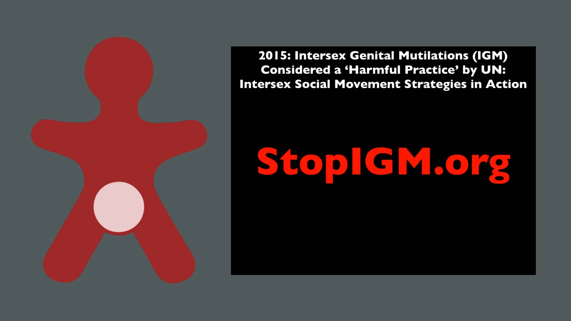 Markus Bauer Stop Intersex Genital Mutilation on Vimeo