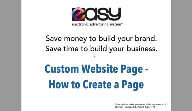Website - Custom Page / Blog - 02 How to Create
