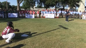 City Manager Throws First Pitch