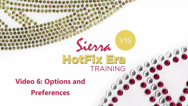 6- Hotfix Era v15 Training - Options  and Preferences