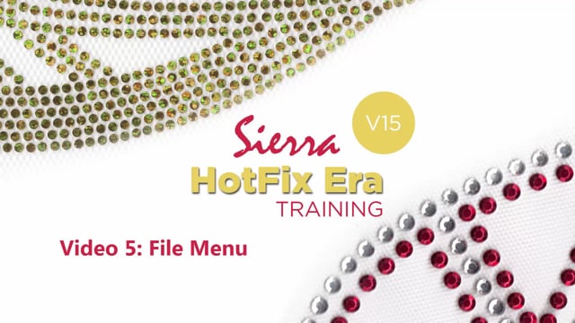 5- Hotfix Era v15 Training - File Menu