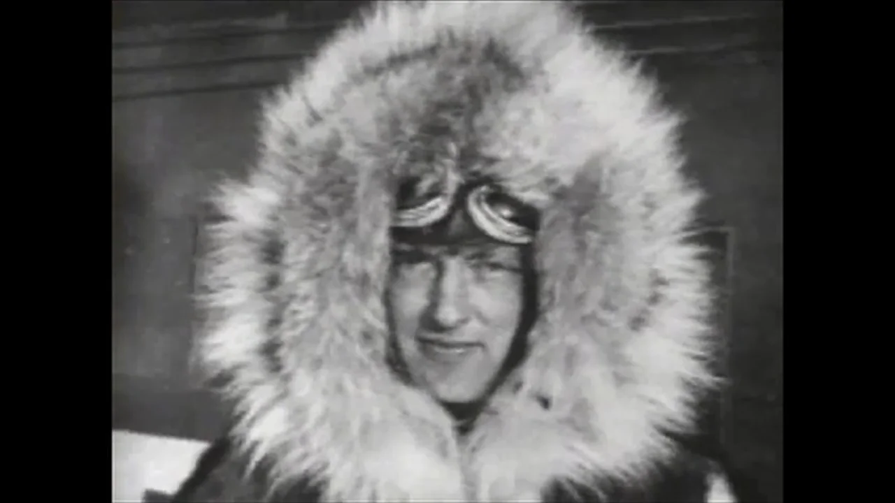 Who was the first to fly a plane over the North Pole? | Byrd