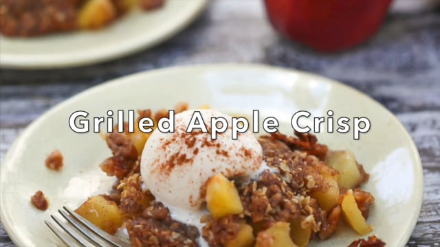 Grilled Apple Crisp in a Foil Pack