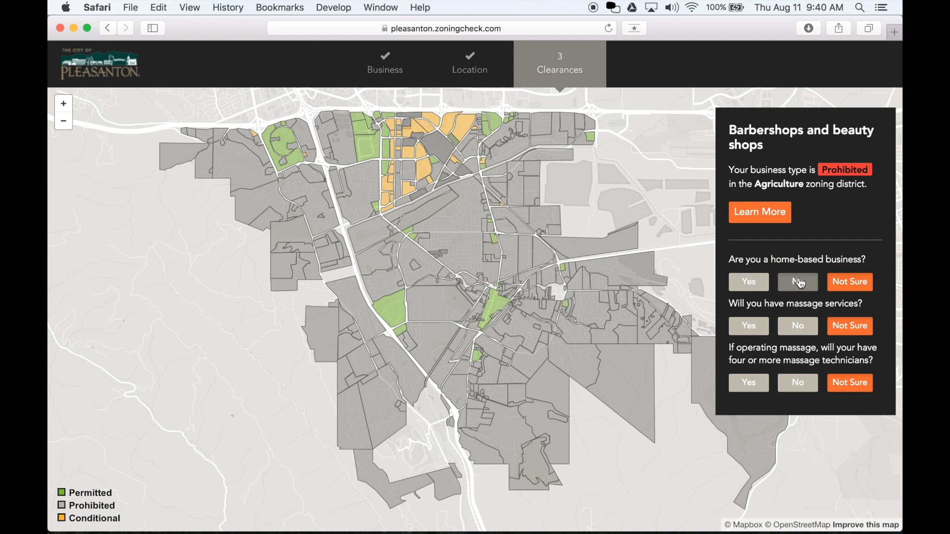 Pleasanton Presentation for Council - OpenCounter Zoning Portal on Vimeo