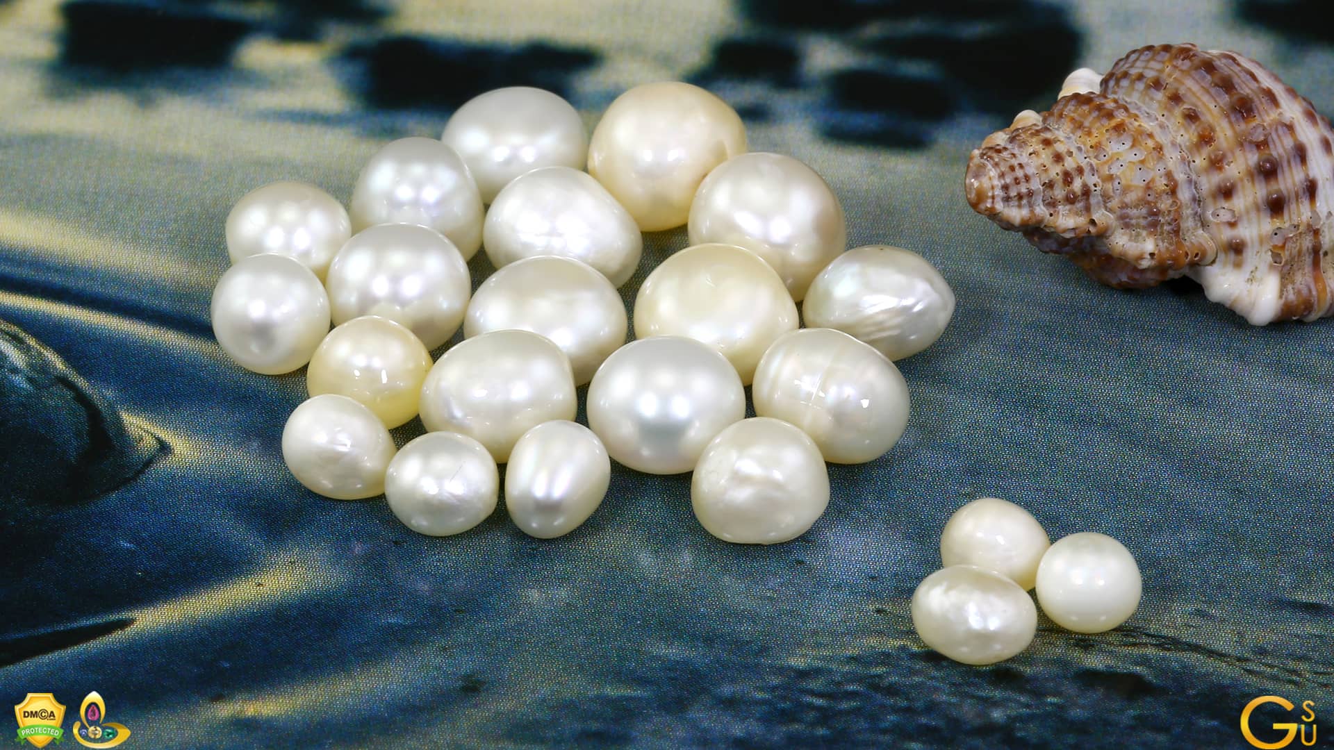Nacre All Natural Non Nucleated Real Pearls from Gemstoneuniverse on Vimeo