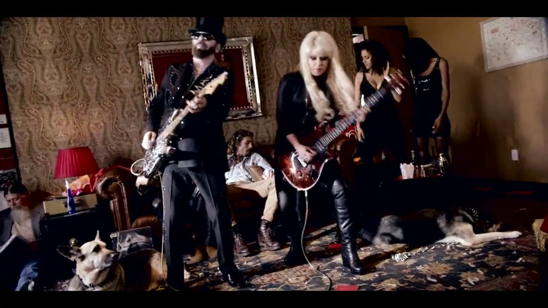 Music Video video thumbnail for Dave Stewart ft. Orianthi - Girl in a Catsuit