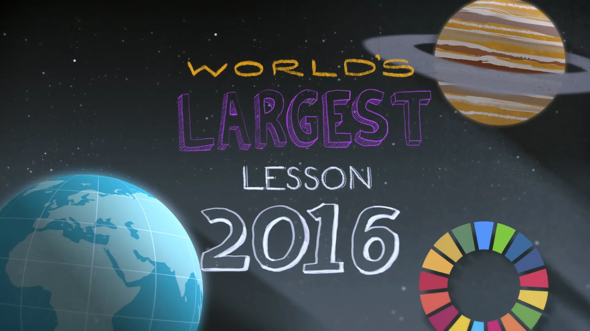 Young world. World largest Lesson.