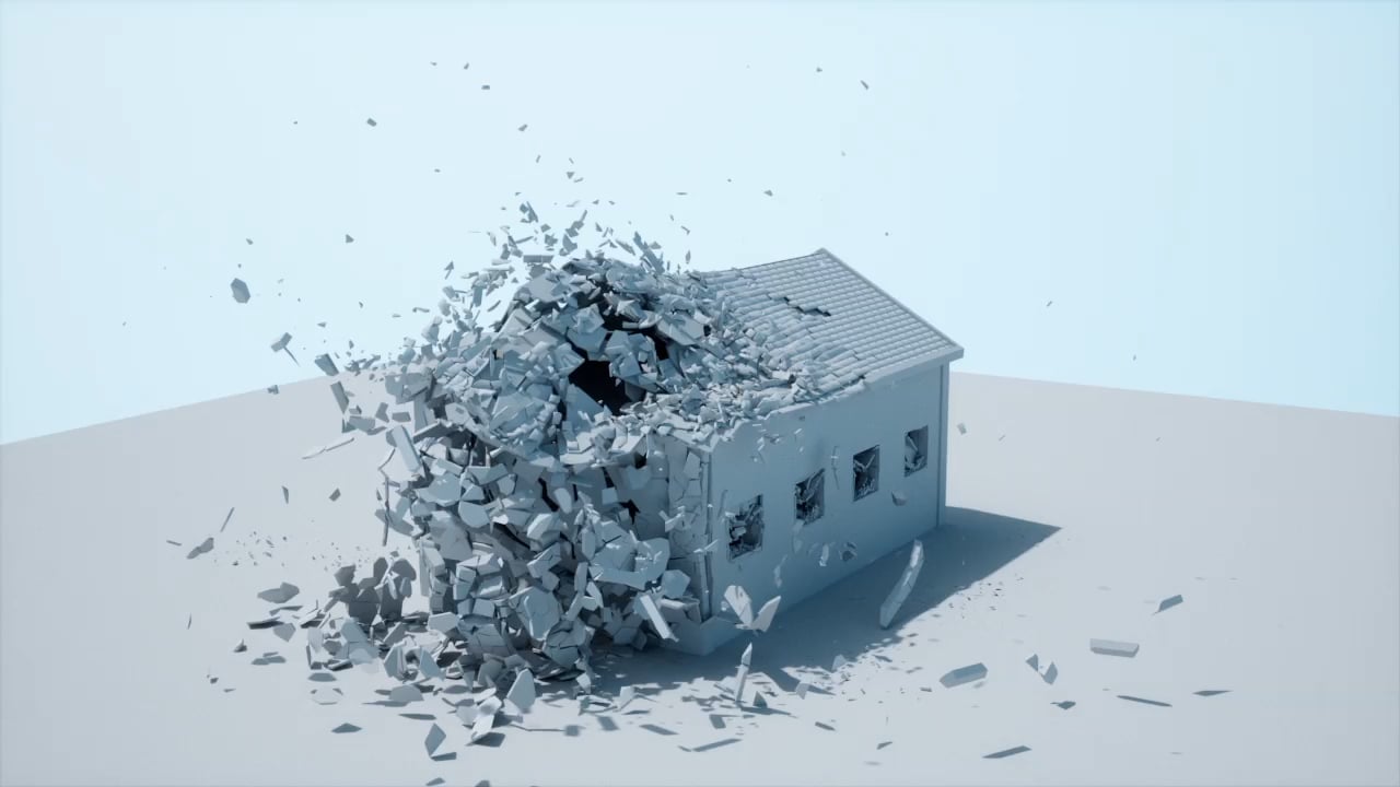 Gets destroyed. Первазаний Хаус уничтожения. House destroy Machine. How destroy House.