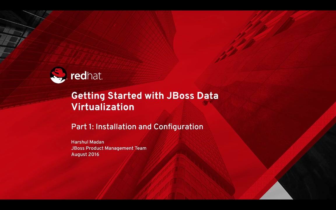 Red Hat JBoss Data Virtualization-Part 1 On Vimeo