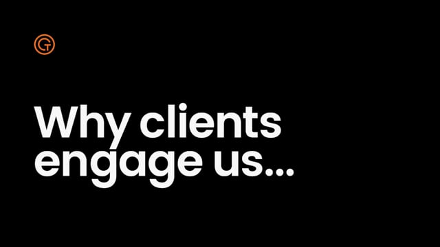 Generator Talent Group - Why clients engage us