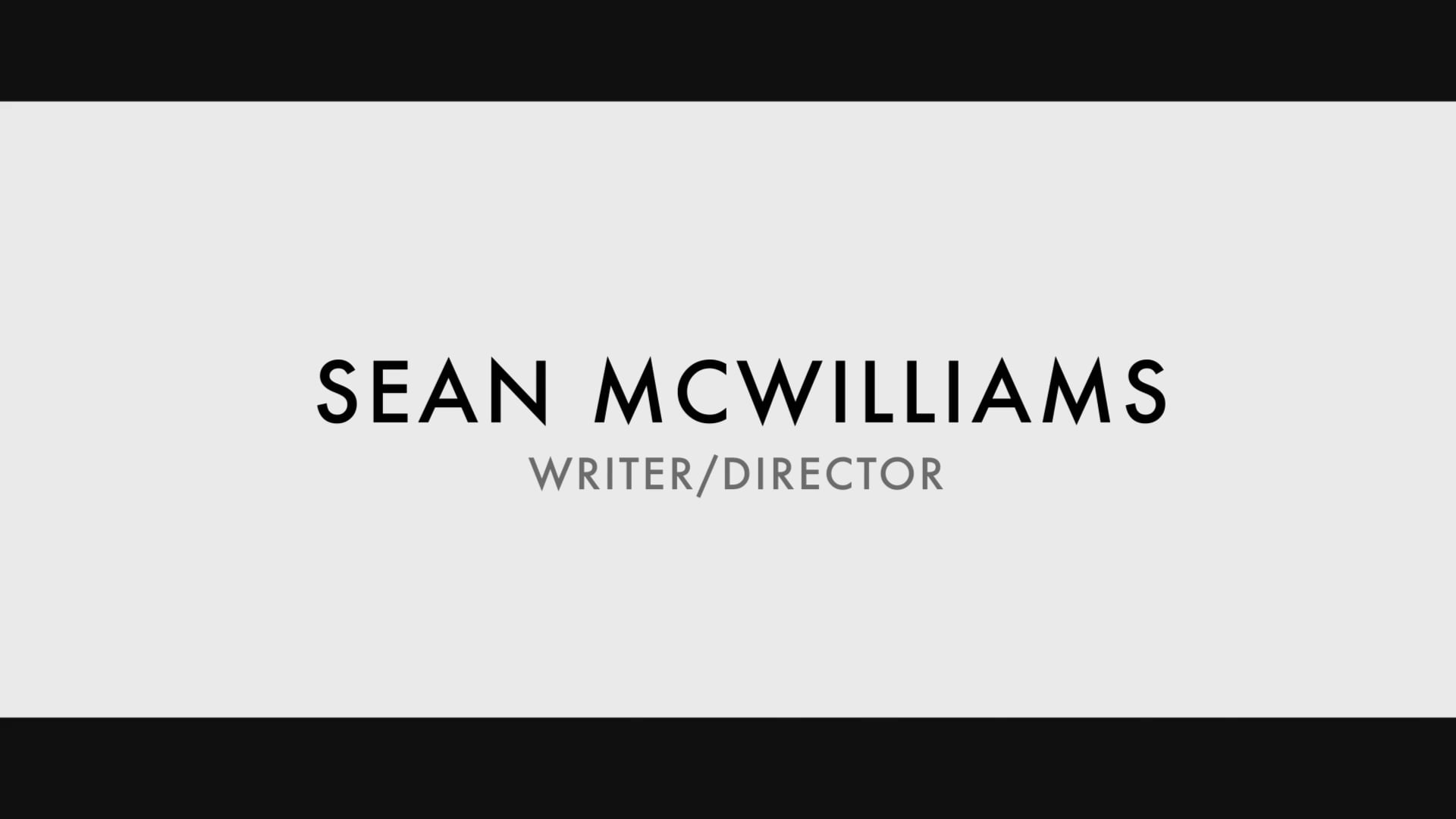 Narrative Directing Reel