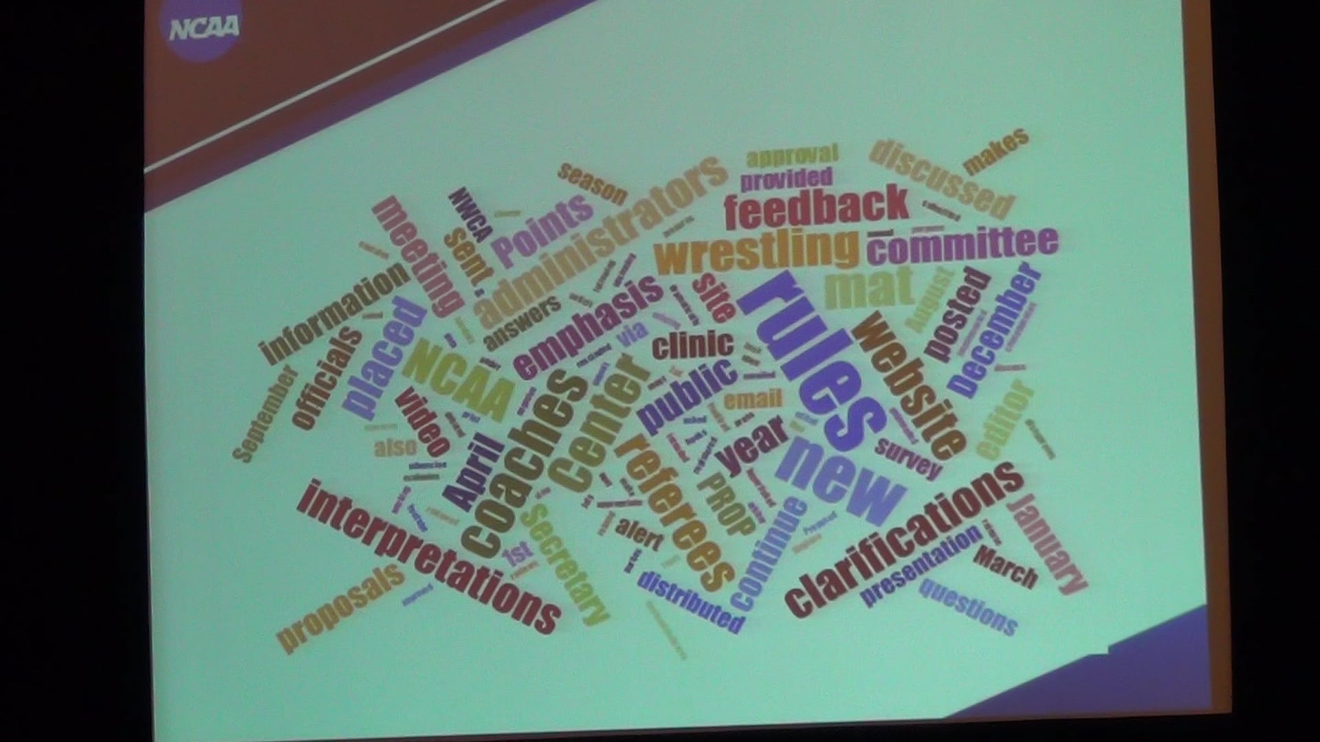 2016 Conference Collegiate Rules Forum (Chuck Barbee and Tim Shiels) Part 1