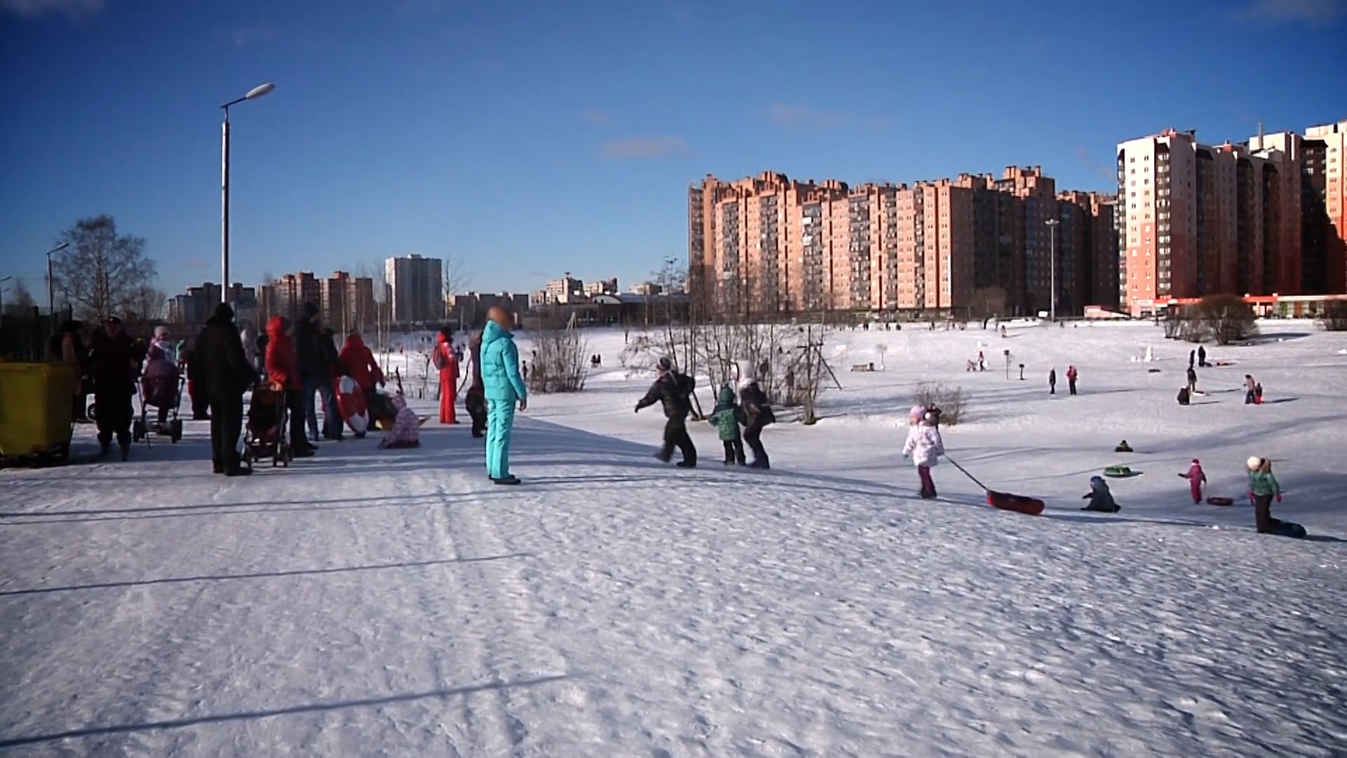 Новый Оккервиль зимой