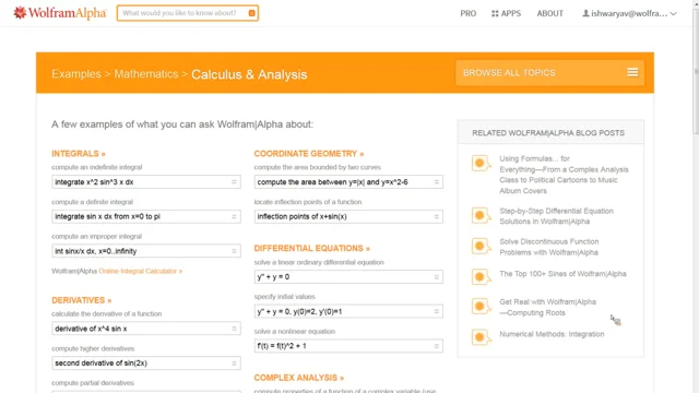 Integral on sale calculator wolfram