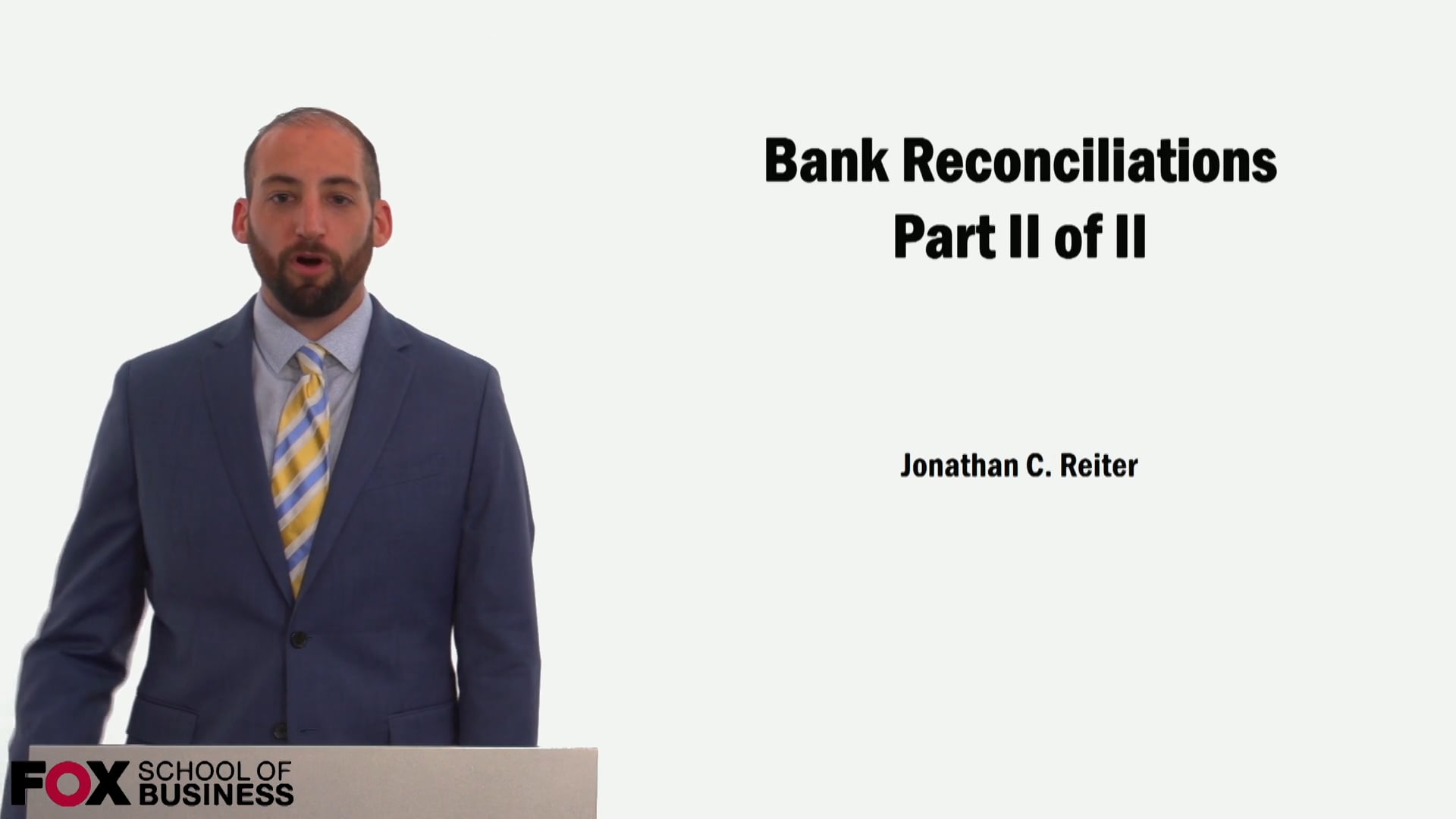 Bank Reconciliations Part 2 of 2