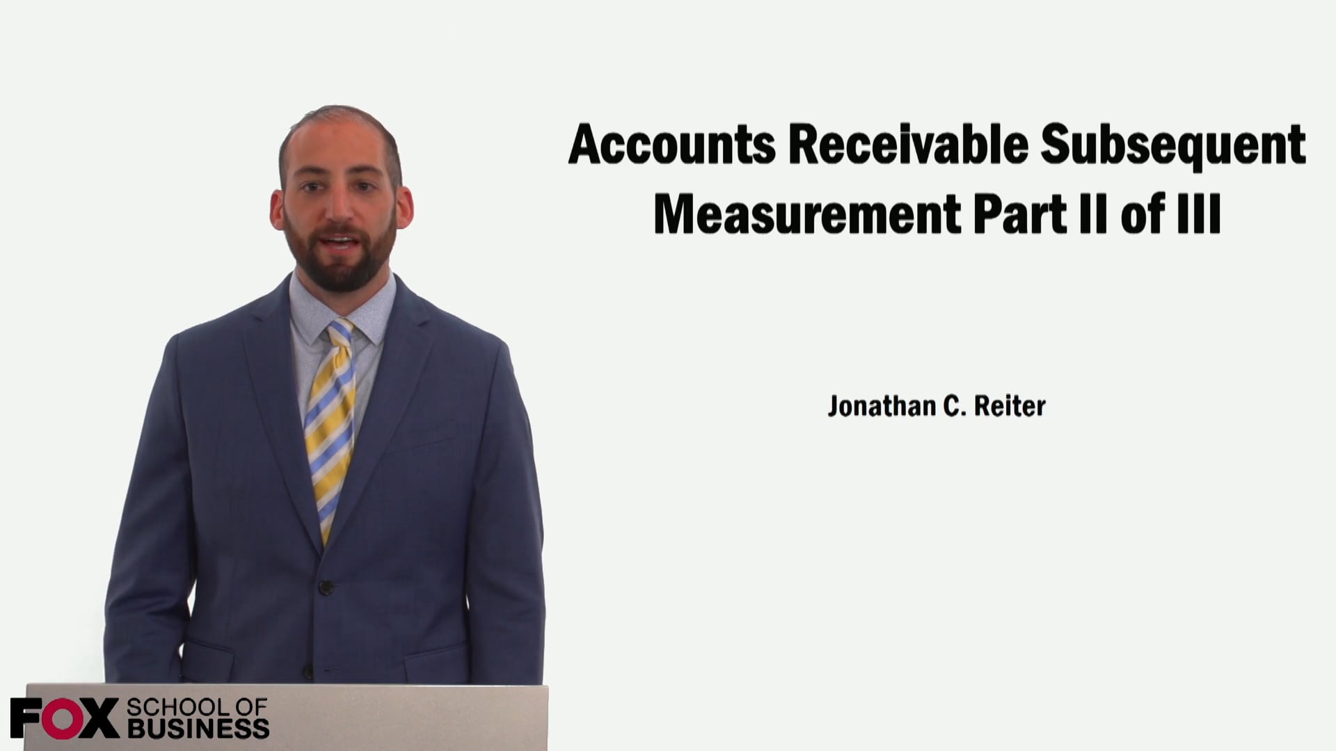 Accounts Receivable Subsequent Measurement Part 2