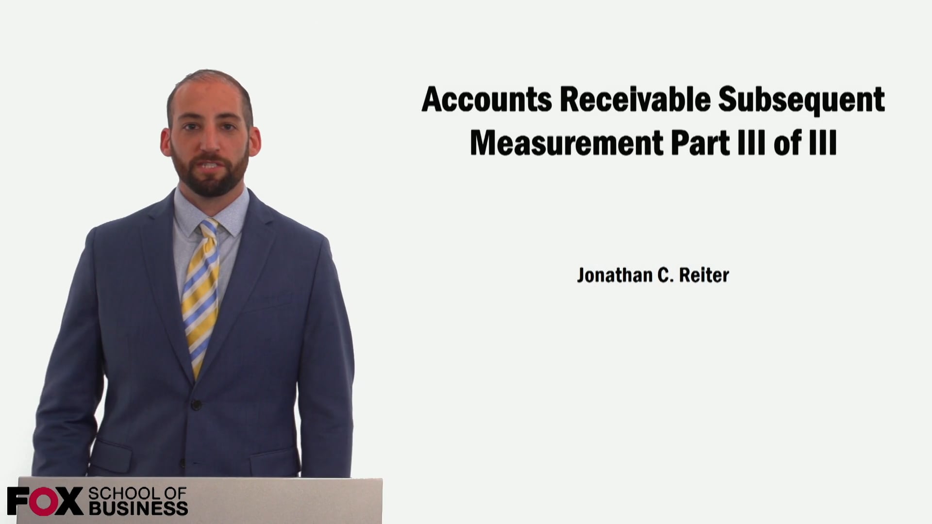 Accounts Receivable Subsequent Measurement Part 3