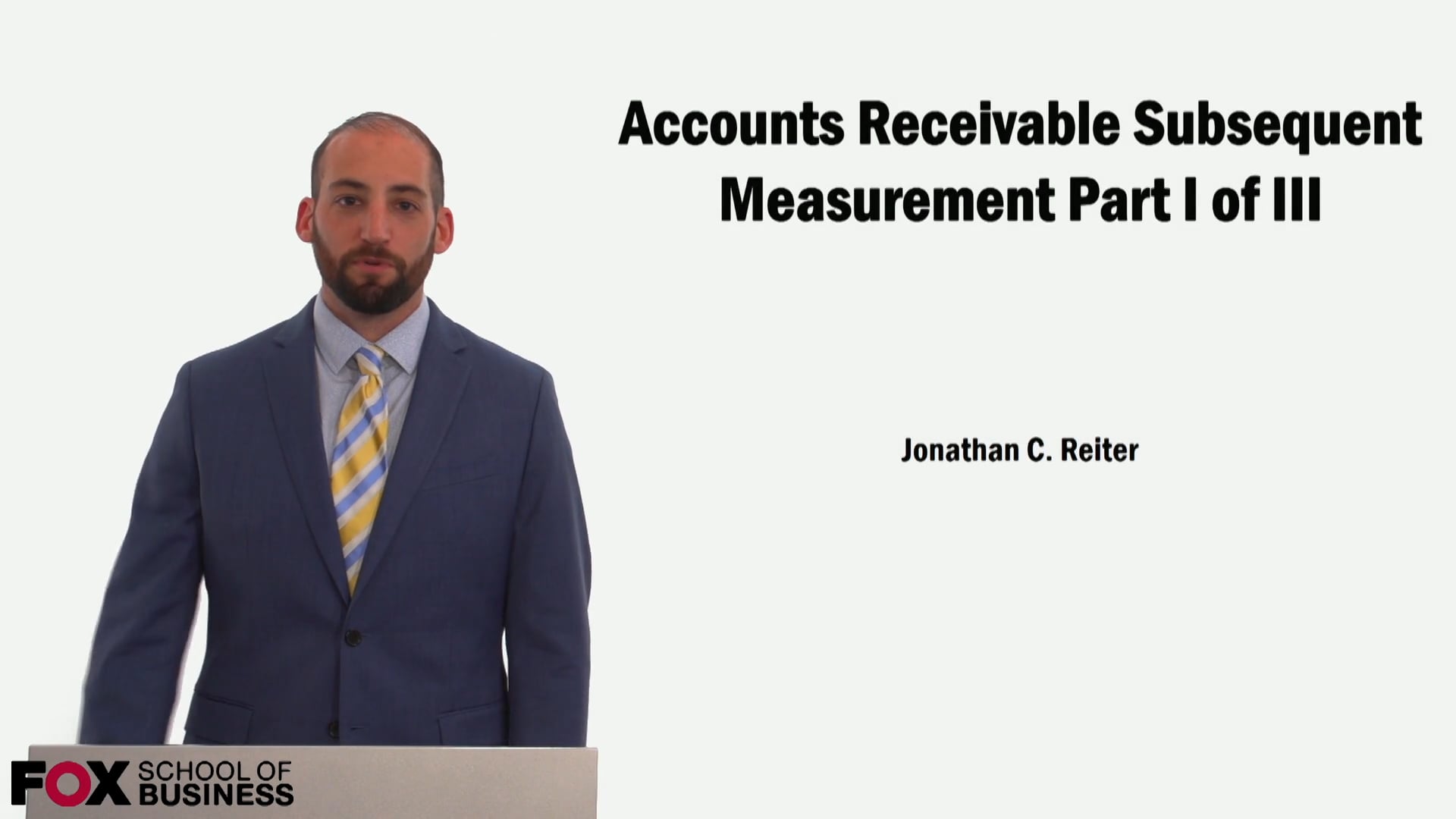 Accounts Receivable Subsequent Measurement Part 1