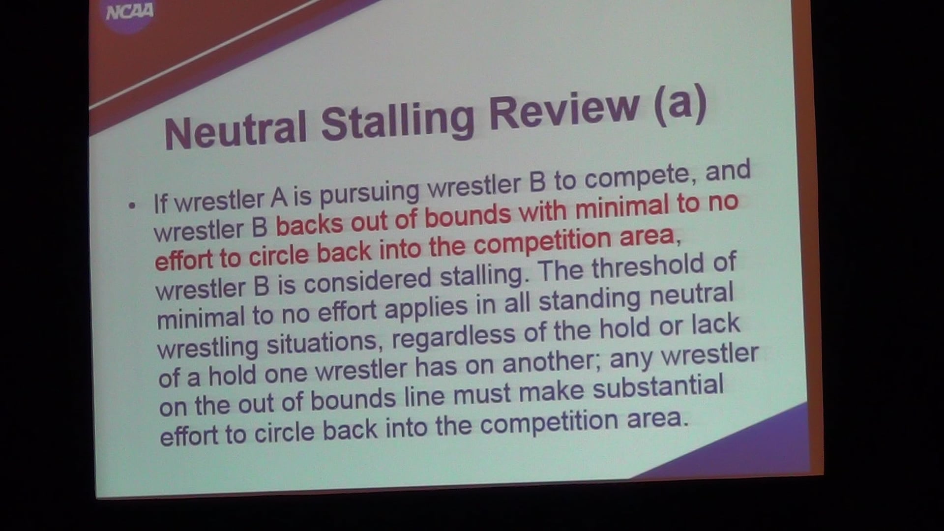 2016 Conference Collegiate Rules Forum (Chuck Barbee and Tim Shiels) Part 3