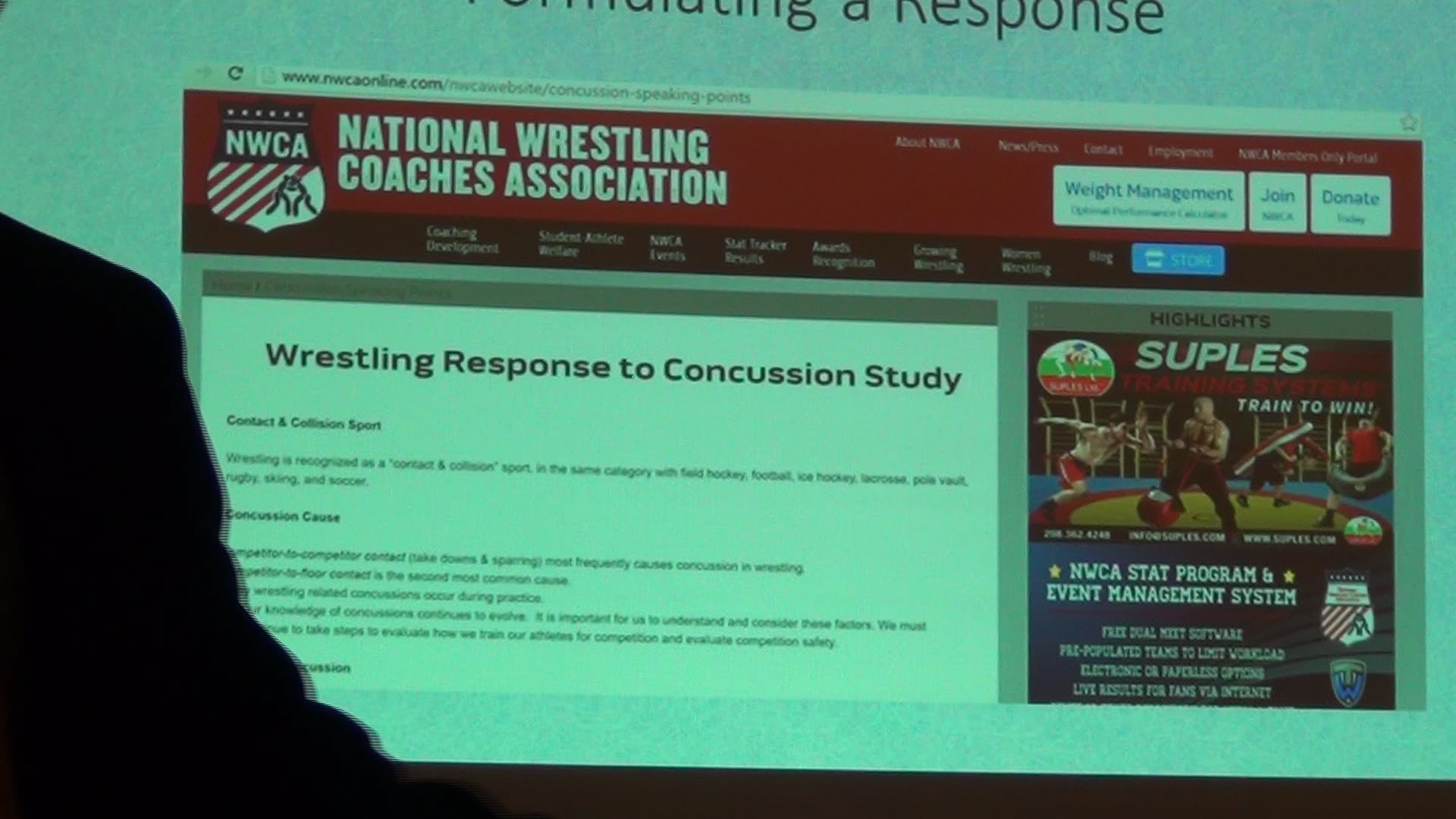 2016 Conference Sports Medicine Best Practices with the Andrews Institute (Scholastic and Women) Milligan Part 1