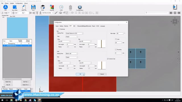 Machining Video: Advanced Common Line Cutting Function Demonstrated On Fabricam Plasma Cutting Software