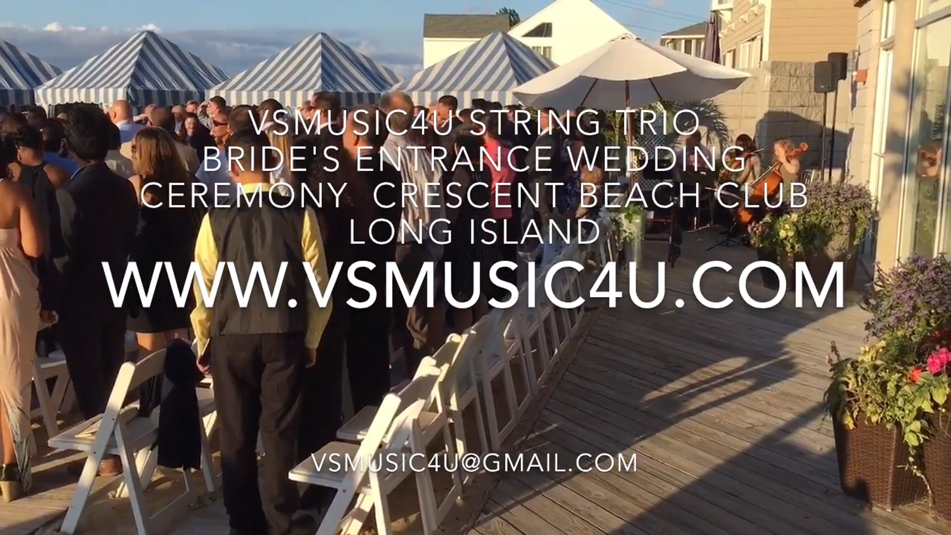 Promotional video thumbnail 69 for VSmusic4u Wedding & Event Musicians