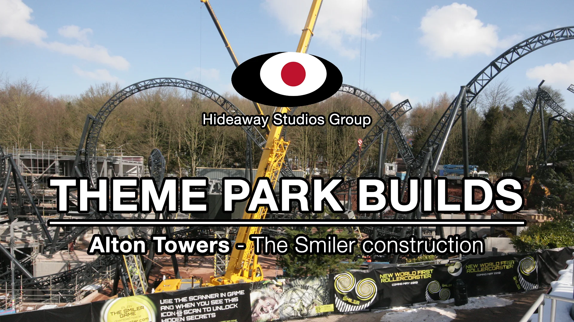 Alton Towers The Smiler build time lapse