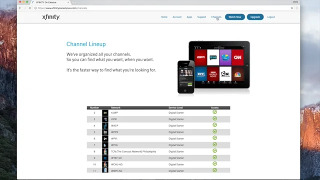 Xfinity Channel Lineup