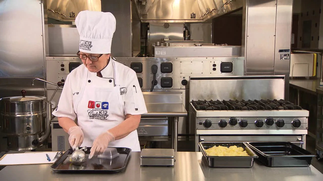 NC K 12 Culinary Institute DETERMINING NUMBER of SERVINGS in a PAN