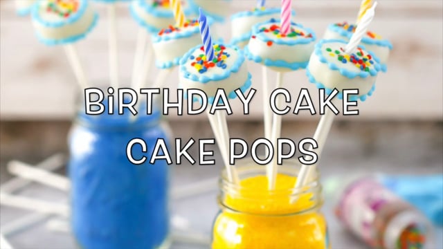 Birthday Cake - Cake Pops