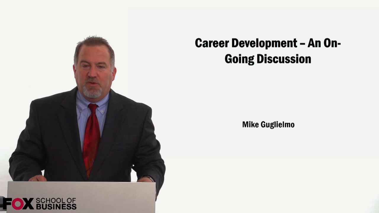 Career Development – An Ongoing Discussion