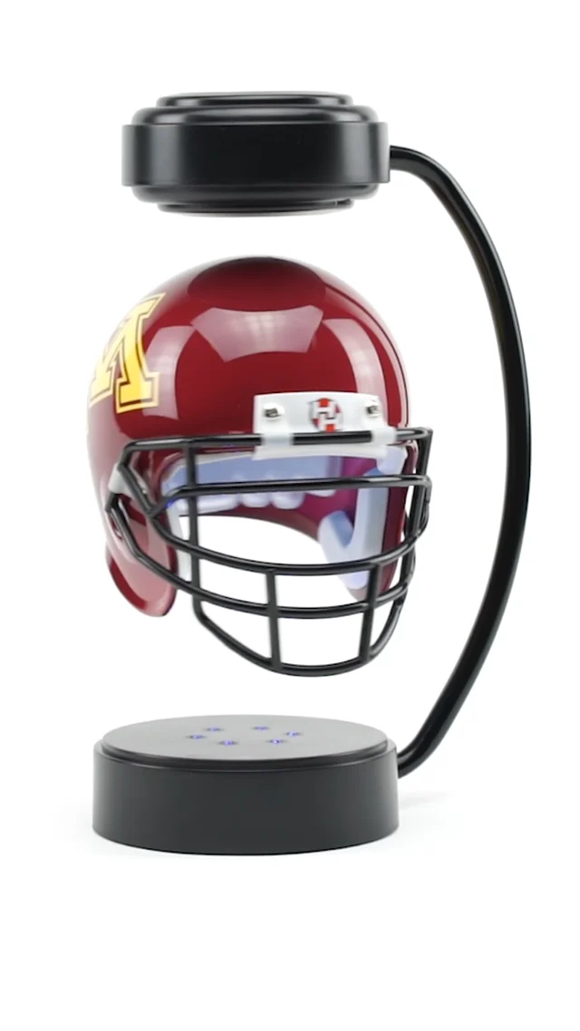 Football Cremation Urn & Minnesota Viking Hover Helmet Décor