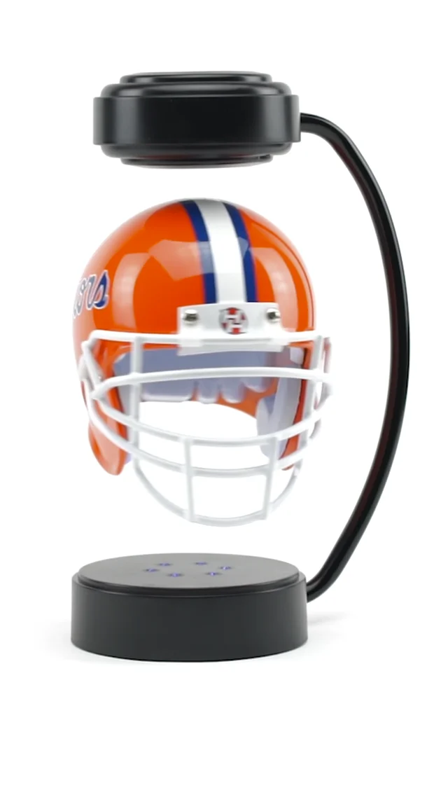 Football Cremation Urn & Green Bay Packers Hover Helmet Décor