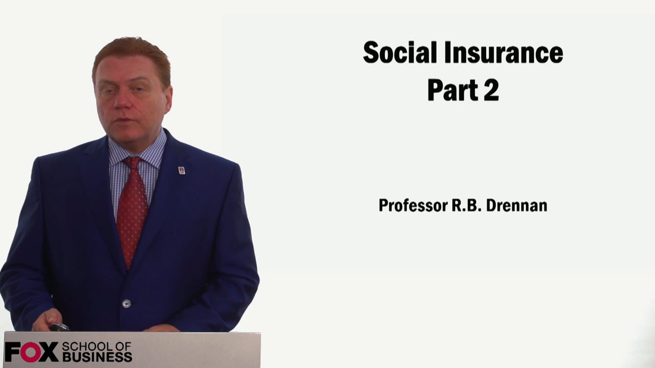 Social Insurance Pt 2