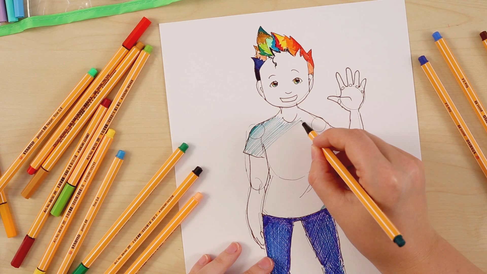  Wie malt man einen Menschen? on Vimeo Motiv 